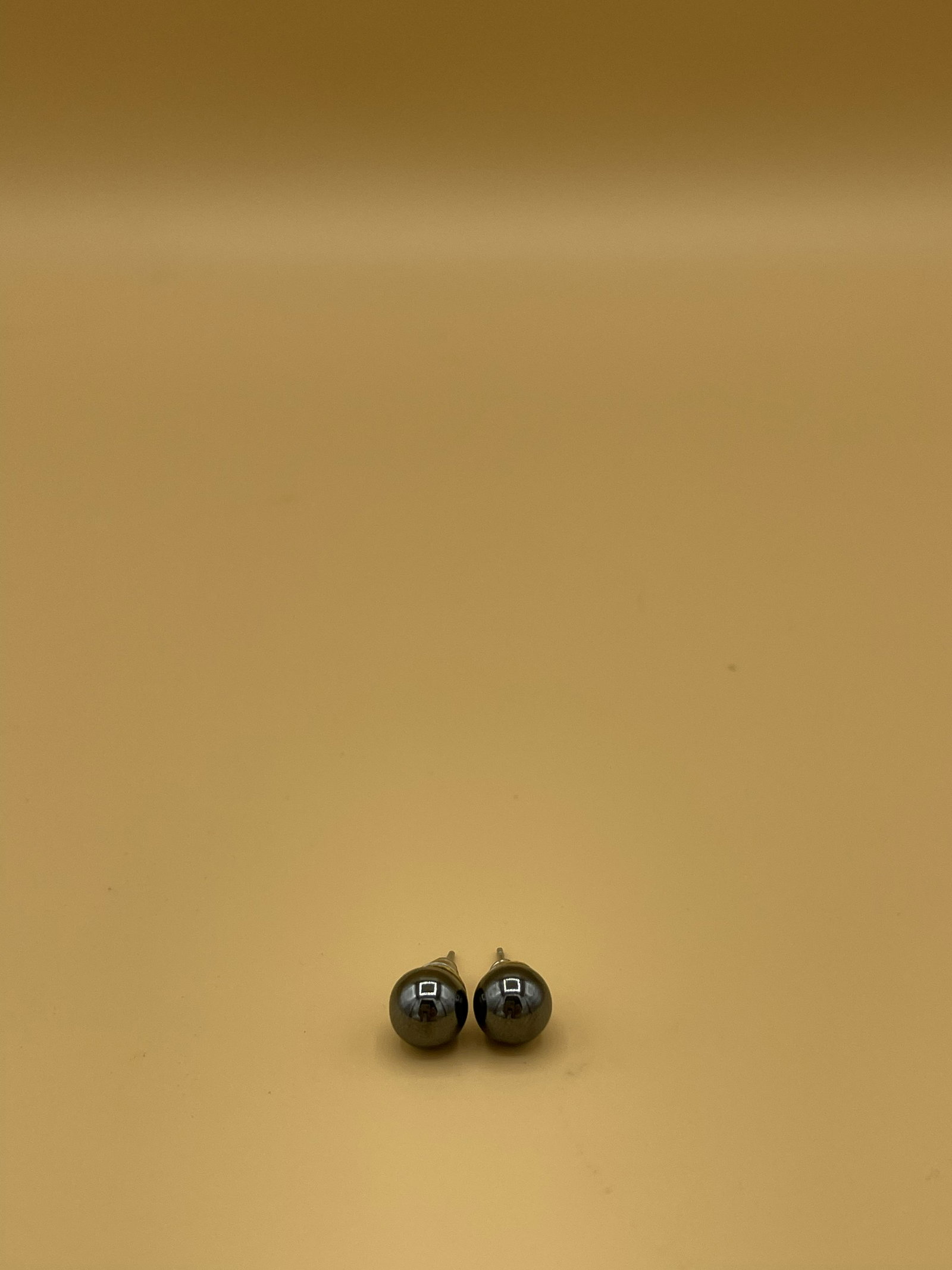Akoya Black Cultured Fresh Water Pearl Earrings: New Akoya Black Tahitian South Sea Pearl rounded earrings. Of the most rare pearls known to mankind
