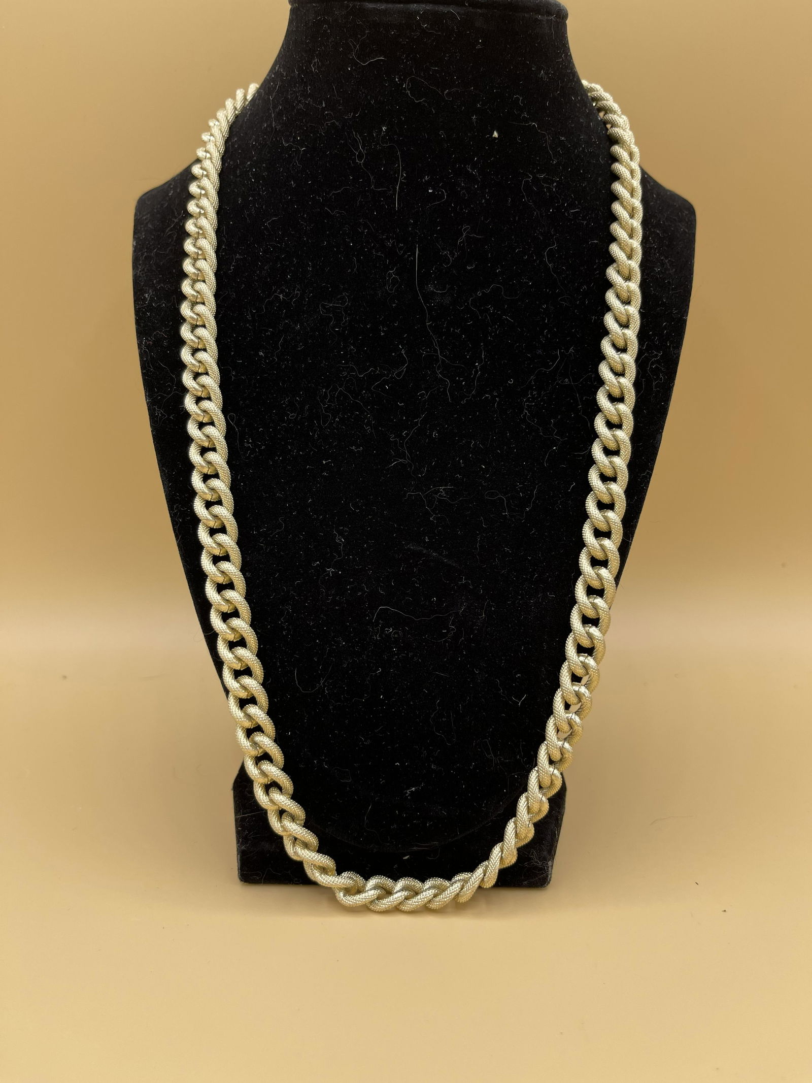 Antique Diamond Cut Cuban Link Chain Necklace (1 of 3)