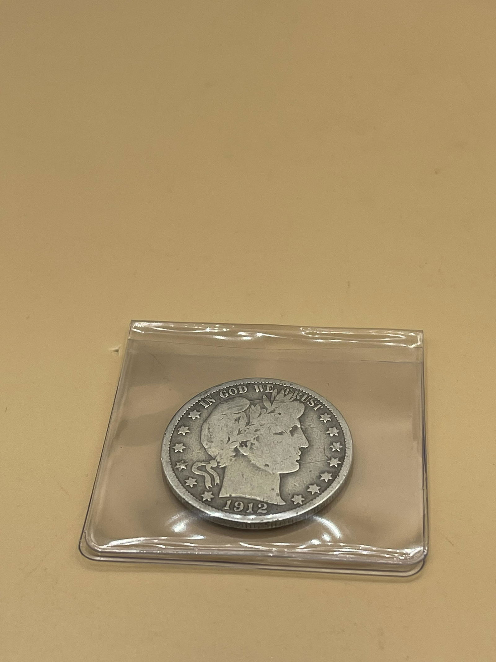 1912 90% Silver Liberty Head Half Dollar Coin (1 of 4)