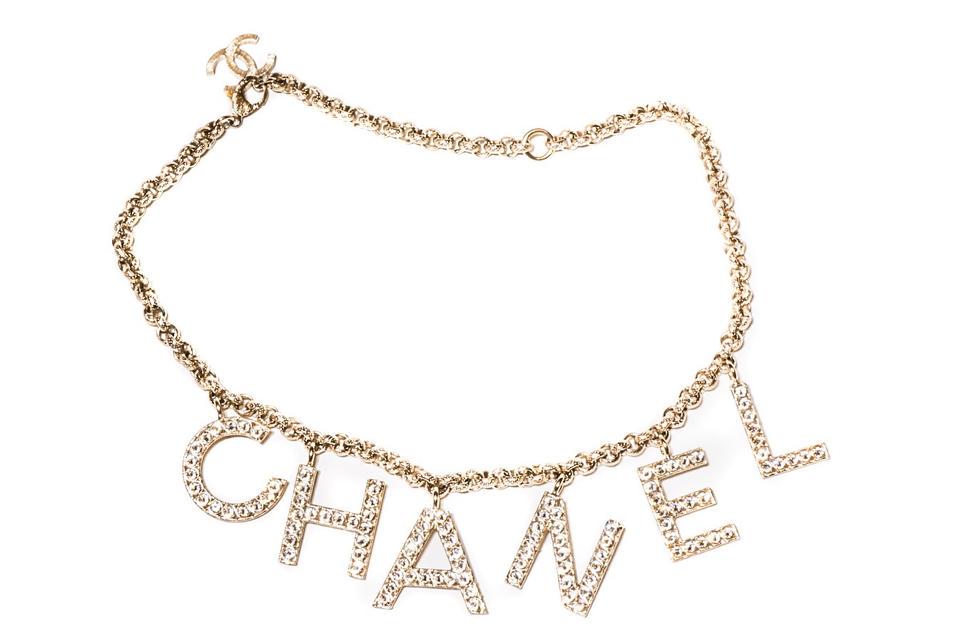 CHANEL Rent the Runway Collection C-H-A-N-E-L Choker: CHANEL Rent the Runway Collection C-H-A-N-E-L Choker Necklace, new, rare find, Iconic Chanel Lettering, comes with original bag, box, and certificate from Chanel store