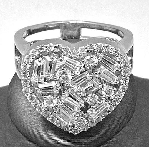 2.15CT Diamond Heart Shaped Ring (1 of 2)