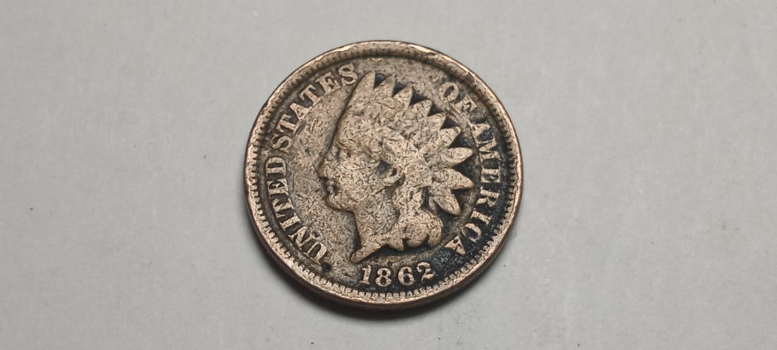 Key Date 1862 Indian Head Cent Penny (1 of 2)
