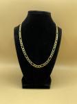 18K Solid Yellow Gold Italian Figaro Chain (1 of 2)