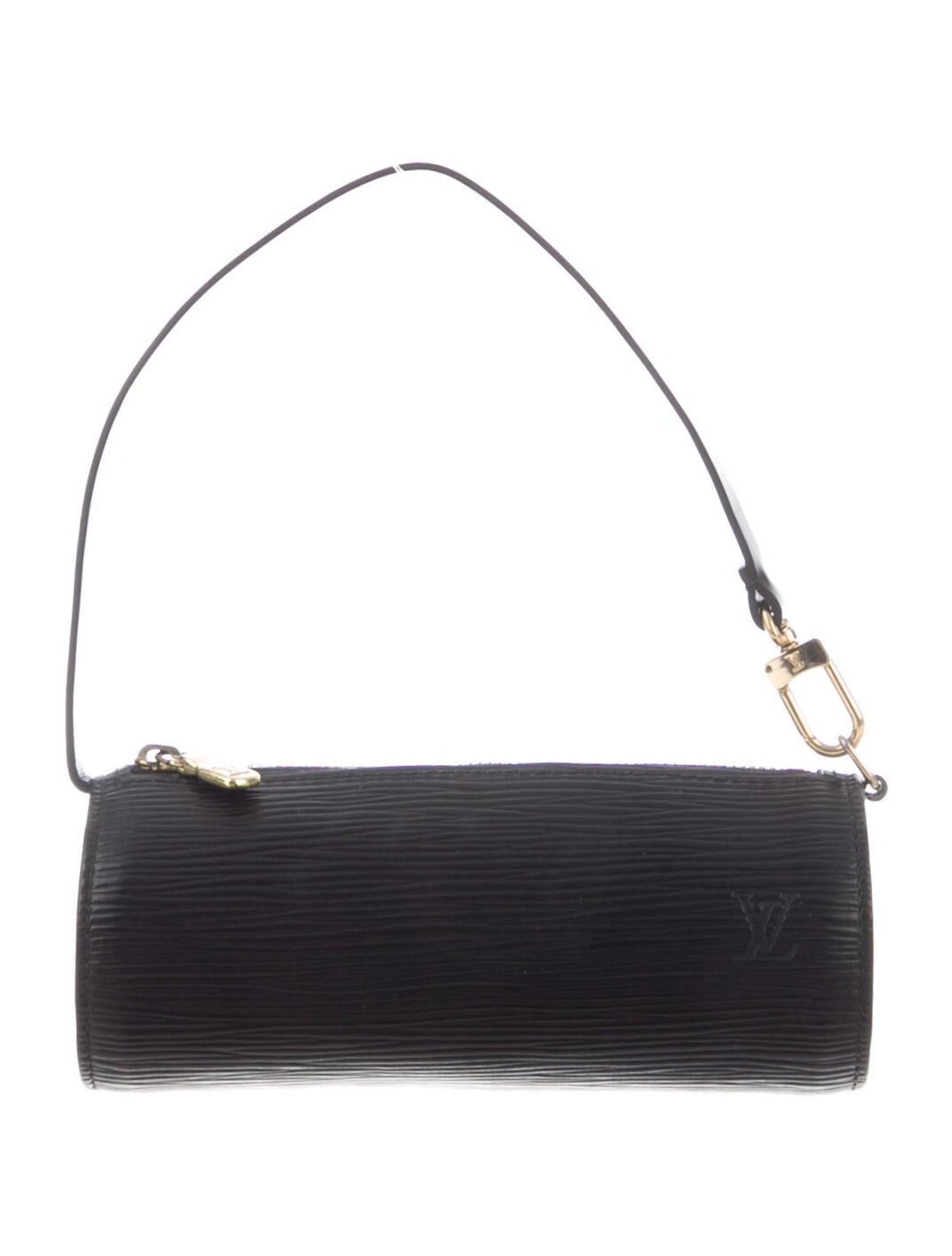 LOUIS VUITTON Black Epi Soufflot Pouch (1 of 3)