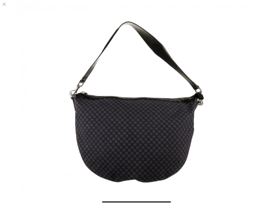 Gucci Black Diamiante Canvas Hobo Shoulder Bag (1 of 3)