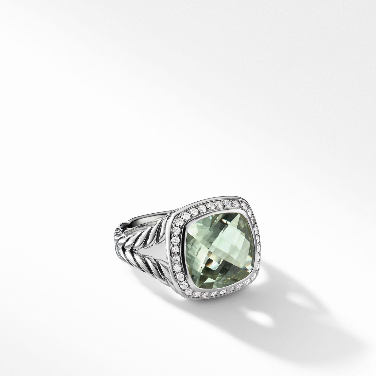 David Yurman Albion 925  Diamond Prasiolite Ring (1 of 5)