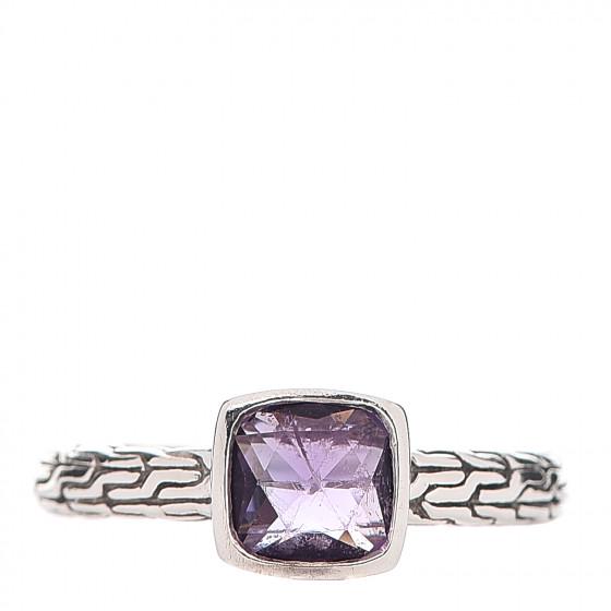 John Hardy Sterling Silver Amethyst Station Classic (1 of 5)