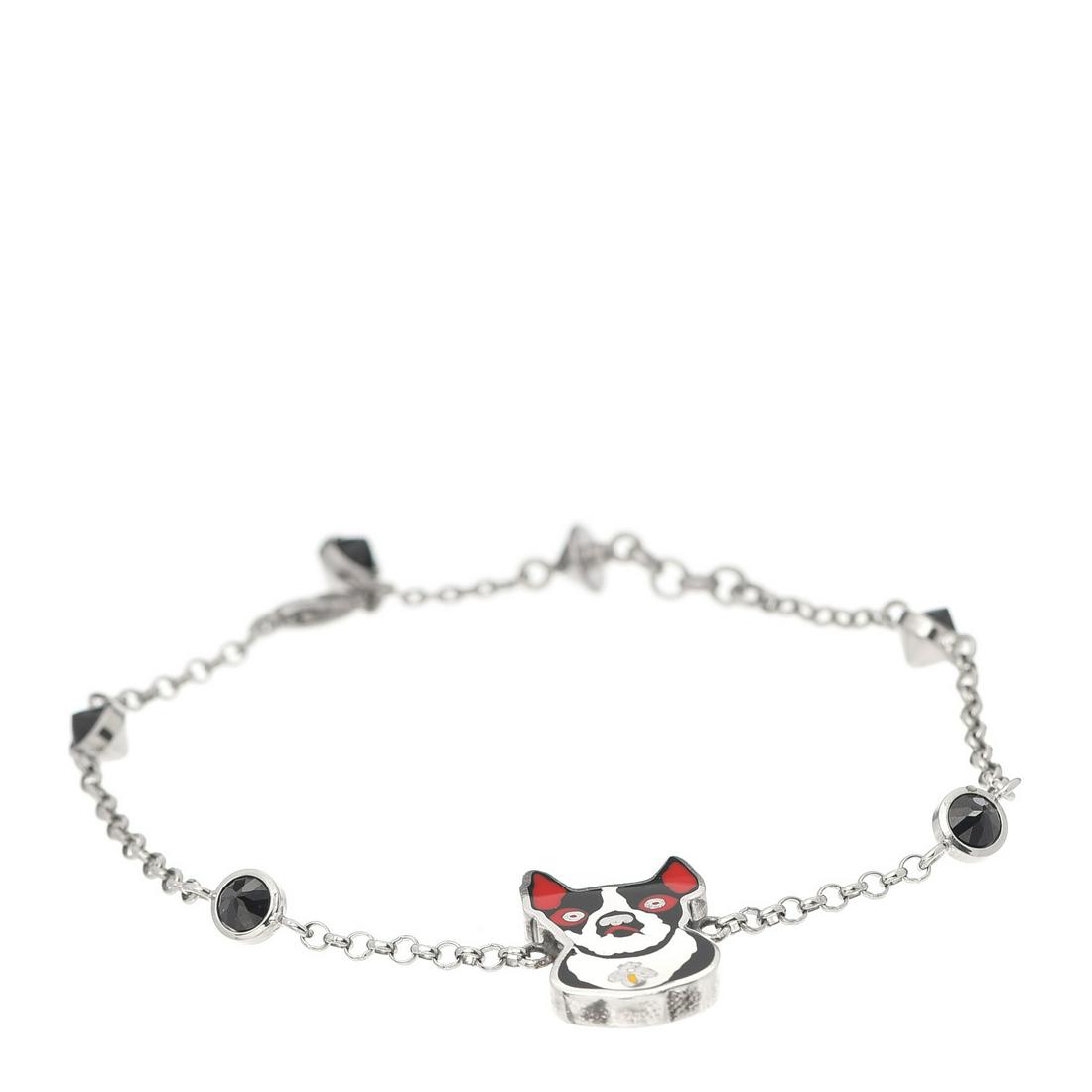 GUCCI Sterling Silver Black Spinel Enamel Bosco (1 of 2)