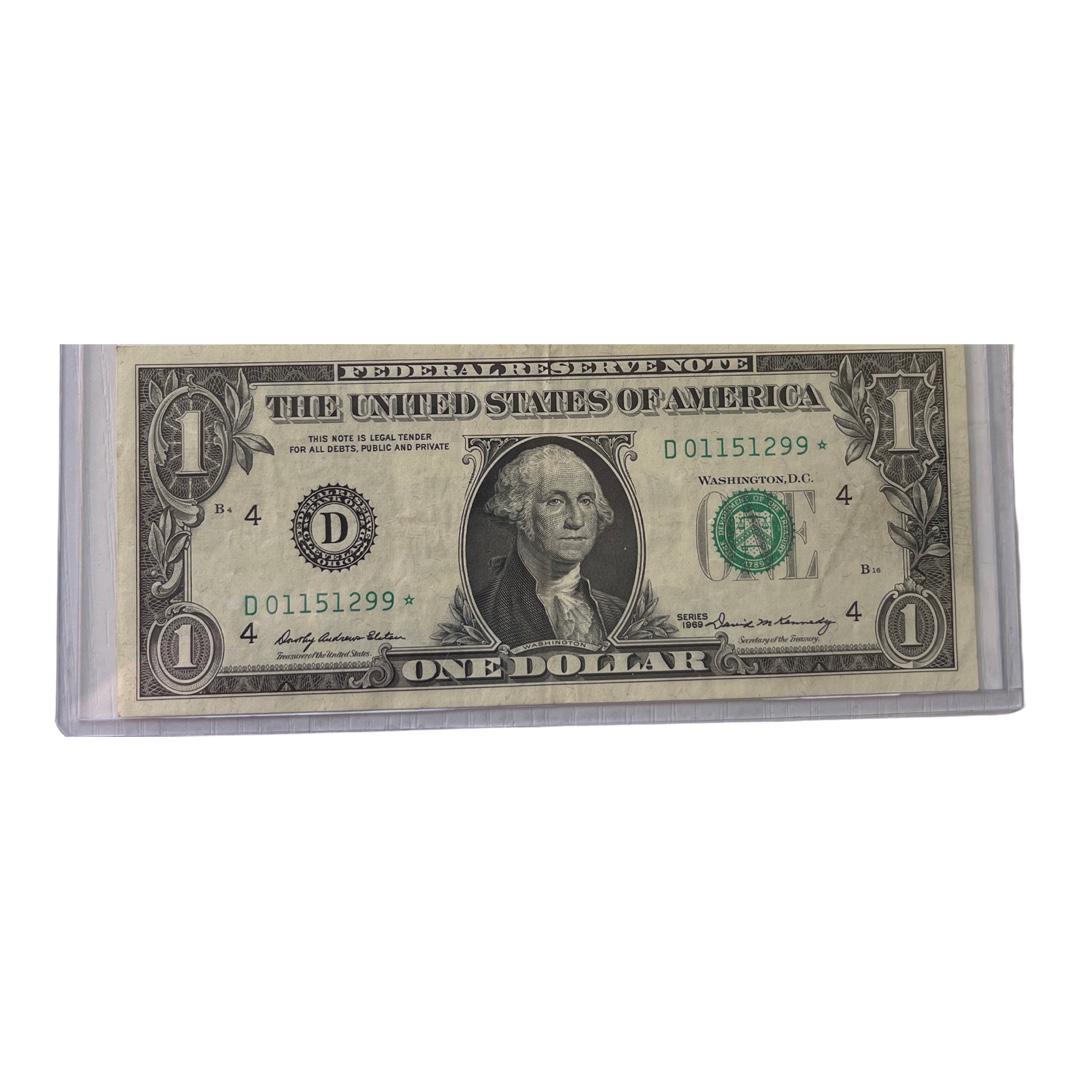 1969 Series $1 Dollar Star Note (1 of 2)