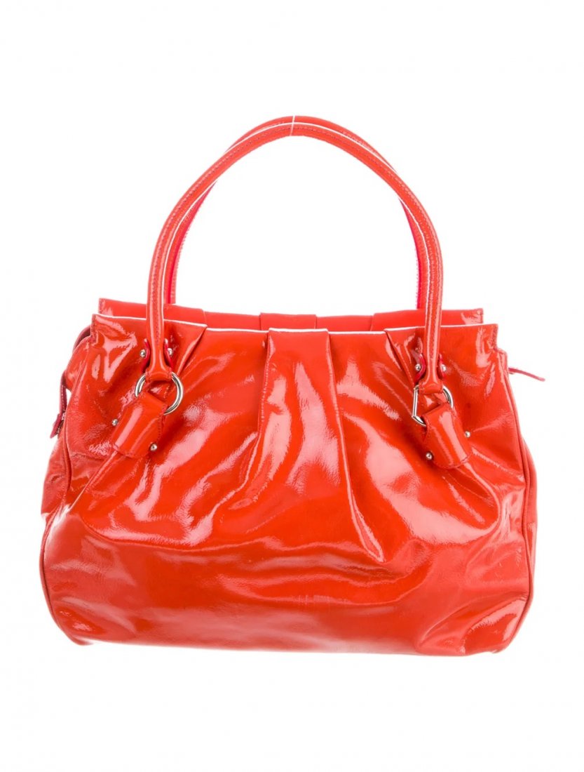 SALVATORE FERRAGAMO Orange Leather Purse (1 of 4)