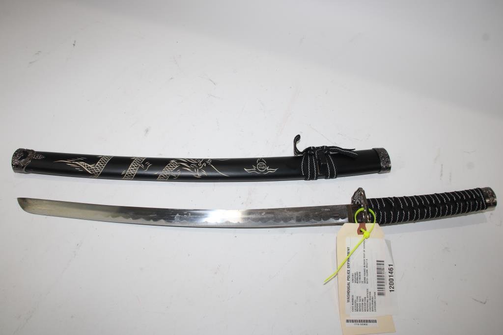 Samurai Sword Blade & Sheath (1 of 2)