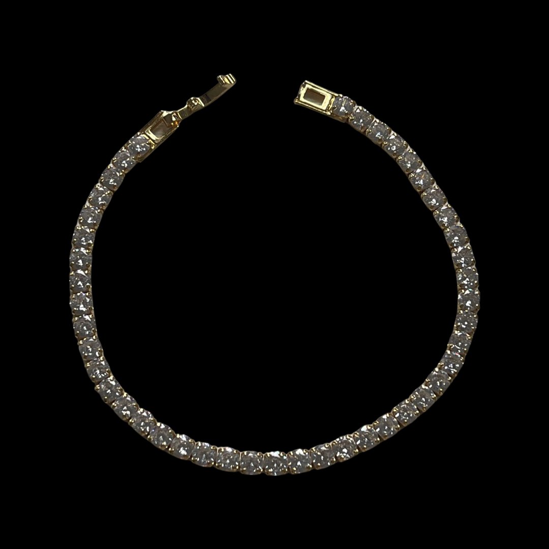 18K Yellow Gold 5.00CTW Round Diamond Tennis Bracelet (1 of 3)