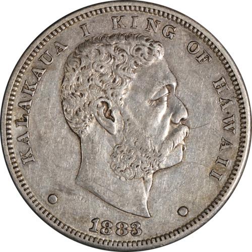 Authentic 1883 Hawaiian $1 Choice XF+ Superb Eye Appeal: This item qualifies for FREE DOMESTIC SHIPPING to customers in the USA Certification: Uncertified Grade: Choice Xf+ Composition: Other Year: 1883 Circulated/Uncirculated: Circulated The MYNT Auctions 