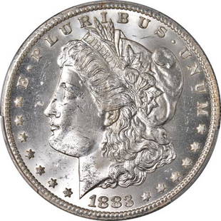 Authentic 1883-CC Morgan Silver Dollar PCGS MS64 Blast: This item qualifies for FREE DOMESTIC SHIPPING to customers in the USA Certification: Pcgs Grade: Ms64 Circulated/Uncirculated: Uncirculated Certification Number: 7144.64/41801004 Composition: