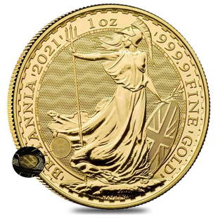 2021 Great Britain 1 oz Gold Britannia Coin .9999 Fine: This item qualifies for FREE DOMESTIC SHIPPING to customers in the USA You are bidding on the total lot which includes 1 of the following item: 2021 Great Britain 1 oz Gold Britannia Coin .9999