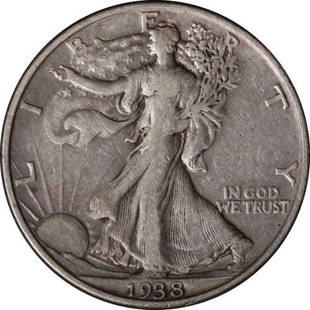 Authentic 1938-D Walking Liberty Half Great Deals From: This item qualifies for FREE DOMESTIC SHIPPING to customers in the USA Certification: Uncertified Composition: Silver Circulated/Uncirculated: Circulated Year: 1938 Mint Location: Denver The