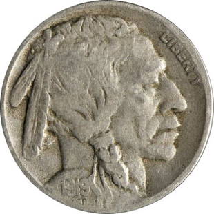 Authentic 1919-D Buffalo Nickel - BBNB6683 Great Deals: This item qualifies for FREE DOMESTIC SHIPPING to customers in the USA Certification: Uncertified Composition: Nickel Circulated/Uncirculated: Circulated Year: 1919 Mint Location: Denver The