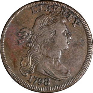 Authentic 1798 Large Cent Style 1 Hair Nice XF S.145: This item qualifies for FREE DOMESTIC SHIPPING to customers in the USA Certification: Uncertified Composition: Copper Circulated/Uncirculated: Circulated Year: 1798 Grade: Nice Xf The MYNT