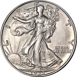 Authentic 1935-D Walking Liberty Half Nice BU+ Blast: This item qualifies for FREE DOMESTIC SHIPPING to customers in the USA Certification: Uncertified Mint Location: Denver Circulated/Uncirculated: Uncirculated Composition: Silver Grade: Nice Bu+