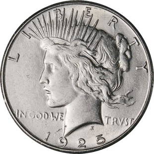 Authentic 1925-S Peace Dollar Great Deals From The: This item qualifies for FREE DOMESTIC SHIPPING to customers in the USA Certification: Uncertified Mint Location: San Francisco Circulated/Uncirculated: Circulated Year: 1925 Composition: Silver 