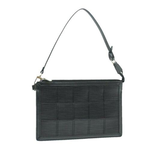 Authentic LOUIS VUITTON Epi Stretch Delmonico Hand: This item qualifies for FREE DOMESTIC SHIPPING to customers in the USA Size: W22 x H12cm(Approx) Product Line: M54602 Country/Region of Manufacture: France Material: Leather Department: Women Color: B