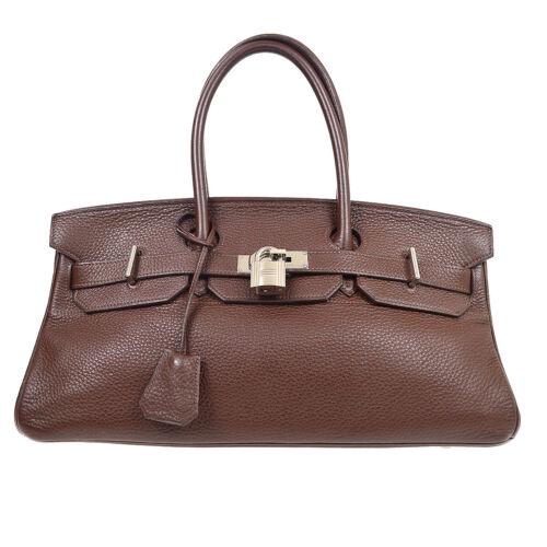 Authentic HERMES SHOULDER BIRKIN Hand Bag: This item qualifies for FREE DOMESTIC SHIPPING to customers in the USA Size: Large Color: Havane Accents: Lock Year Manufactured: 2000-2009 Country/Region of Manufacture: France MPN: Does Not Apply De