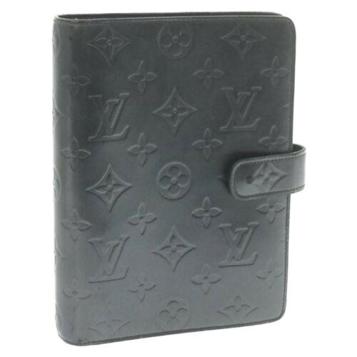 Authentic LOUIS VUITTON Monogram Mat Agenda MM Day: This item qualifies for FREE DOMESTIC SHIPPING to customers in the USA Brand: LOUIS VUITTON Material: Patent Leather Color: Glay Country/Region of Manufacture: France UPC: Does not apply EAN: Does not