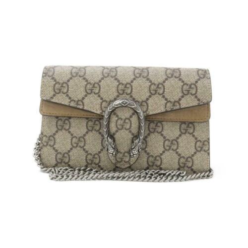 Authentic GUCCI Bag 476432 KHNRN: This item qualifies for FREE DOMESTIC SHIPPING to customers in the USA Brand: Gucci Size: W X H X Gusset (W) : 16.5Cm X 10Cm X 3.5Cm Strap: 120Cm Style: Shoulder Bag Mpn: 476432 Khnrn Color: 8642 Beig