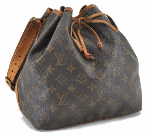 Authentic Louis Vuitton Monogram Petit Noe Shoulder Bag: This item qualifies for FREE DOMESTIC SHIPPING to customers in the USA Brand: Louis Vuitton Style: Shoulder Bag Country/Region of Manufacture: France Type: Shoulder Bag Serial Number: AR09** Departmen