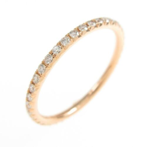 Authentic Tiffany Metro ring: This item qualifies for FREE DOMESTIC SHIPPING to customers in the USA Brand: Tiffany Size: 8.0 (Jpn Size) Material: 750Pg Actualsize: Width : 1.4Mm Gender: Ladies The BIDHAUS Guarantee: Photos descri