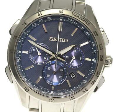 Authentic Seiko Brights Chronograph SAGA191 Solar Radio: This item qualifies for FREE DOMESTIC SHIPPING to customers in the USA Product details Gender Men Material SS x SS Dial color navy Mechanical type solar radio Ref.No SAGA191 Serial No 760 Functions / 