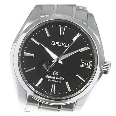 Authentic Seiko Grand Seiko Power Reserve SBGA003: This item qualifies for FREE DOMESTIC SHIPPING to customers in the USA Product information Target: Men's Material: SS x SS Dial color: Black Movement: Spring Drive Ref.No: SBGA003 / 9R65-0AA0 Serial: 