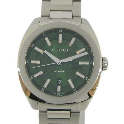 Authentic GUCCI GG2570 Men's Quartz Stainless Steel: This item qualifies for FREE DOMESTIC SHIPPING to customers in the USA State Not maintained. There are small scratches and scratches Brand: name GUCCI Product name GG2570 Watch Men's Product number YA