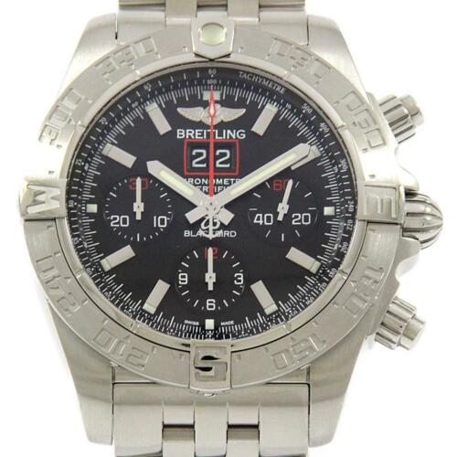 Authentic BREITLING A44360 A440B71PS Chronomat Black: This item qualifies for FREE DOMESTIC SHIPPING to customers in the USA Brand: Breitling Accessories: With Original Box Color: Black - - Reference Number: A44360 A440B71Ps Department: Mens Additionalin