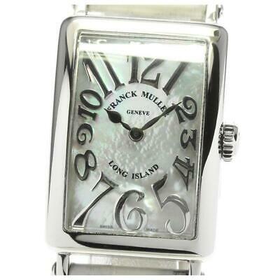 Authentic Franck Muller Long Island 902QZRELMOP Quartz: This item qualifies for FREE DOMESTIC SHIPPING to customers in the USA Franck Muller Long Island 902QZRELMOP Quartz Stainless Ladies Watch Product information Target: Ladies Material: Stainless steel