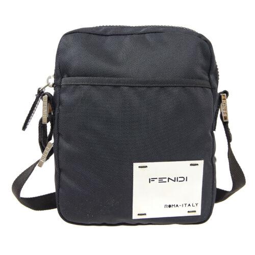Authentic FENDI Cross Body Shoulder Bag: This item qualifies for FREE DOMESTIC SHIPPING to customers in the USA Size: Small Features: Adjustable Strap Pockets Accents: Logo Color: Black Model: Cross Body MPN: Does not apply Country/Region of