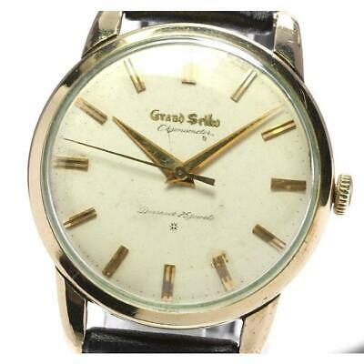 Authentic Seiko Grand Seiko Antique Manual Men's SIlver: This item qualifies for FREE DOMESTIC SHIPPING to customers in the USA Product information Target: Men's Material: SS / GP x leather Dial color: Silver Movement: Manual winding Accessories: None (main