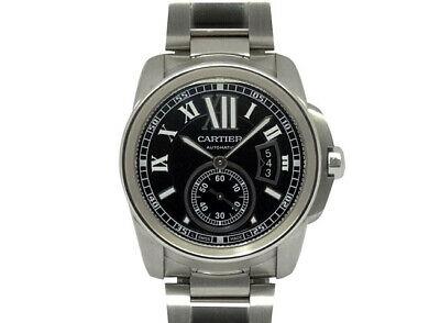 Authentic Cartier Caliber de Cartier Black W7100016: This item qualifies for FREE DOMESTIC SHIPPING to customers in the USA Cartier Caliber de Cartier Black W7100016 Stainless Steel Men's Watch Product Name Cartier Caliber de Cartier W7100016 Case size 