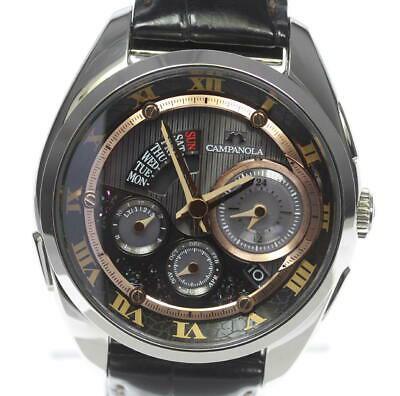 Authentic Citizen G910-T020321 Campanola Eco Drive: This item qualifies for FREE DOMESTIC SHIPPING to customers in the USA Citizen Campanola Eco-Drive Complication G910-T020321 Solar Leather Belt Men's Watch Introduction Commodity condition There is no