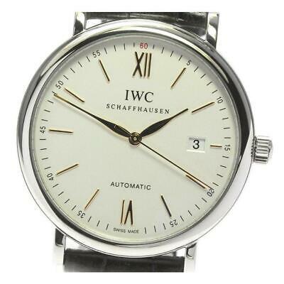 Authentic IWC Schaffhausen Portofino Date IW356517: This item qualifies for FREE DOMESTIC SHIPPING to customers in the USA IWC Schaffhausen Portofino Date IW356517 Automatic Stainless Men's Watch Product information Target: Men's Material: SS x Leather