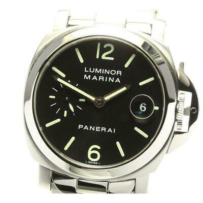 Authentic Panerai Luminor Marina Small Second PAM00050: This item qualifies for FREE DOMESTIC SHIPPING to customers in the USA Product information Target: Men's Material: SS x SS Dial color: Black Movement: Automatic winding Ref.No: PAM00050 Serial: E29 /