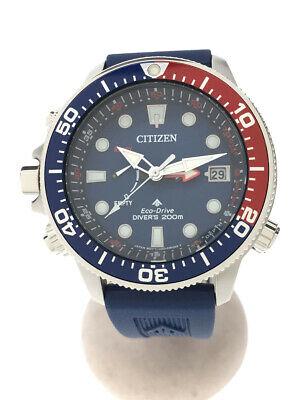 Authentic Citizen Eco-Drive Divers 200m Quartz Analog: This item qualifies for FREE DOMESTIC SHIPPING to customers in the USA Brand: CITIZEN Color navy Material / Fabric Rubber Actual size Watch: Case length: 2 / Case width: 5.1 / Dial length: 3.4 / Dial 