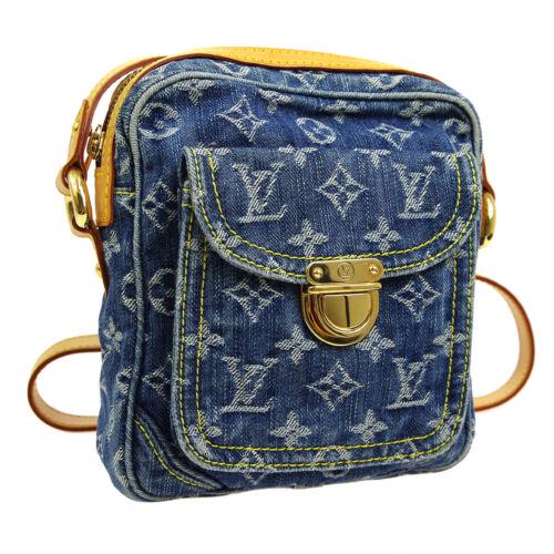 Authentic LOUIS VUITTON CAMERA BAG SHOULDER BAG INDIGO: This item qualifies for FREE DOMESTIC SHIPPING to customers in the USA Size: Medium Color: Indigo Country/Region of Manufacture: France Closure: Zip Department: Women Brand: Louis Vuitton Style: Cross