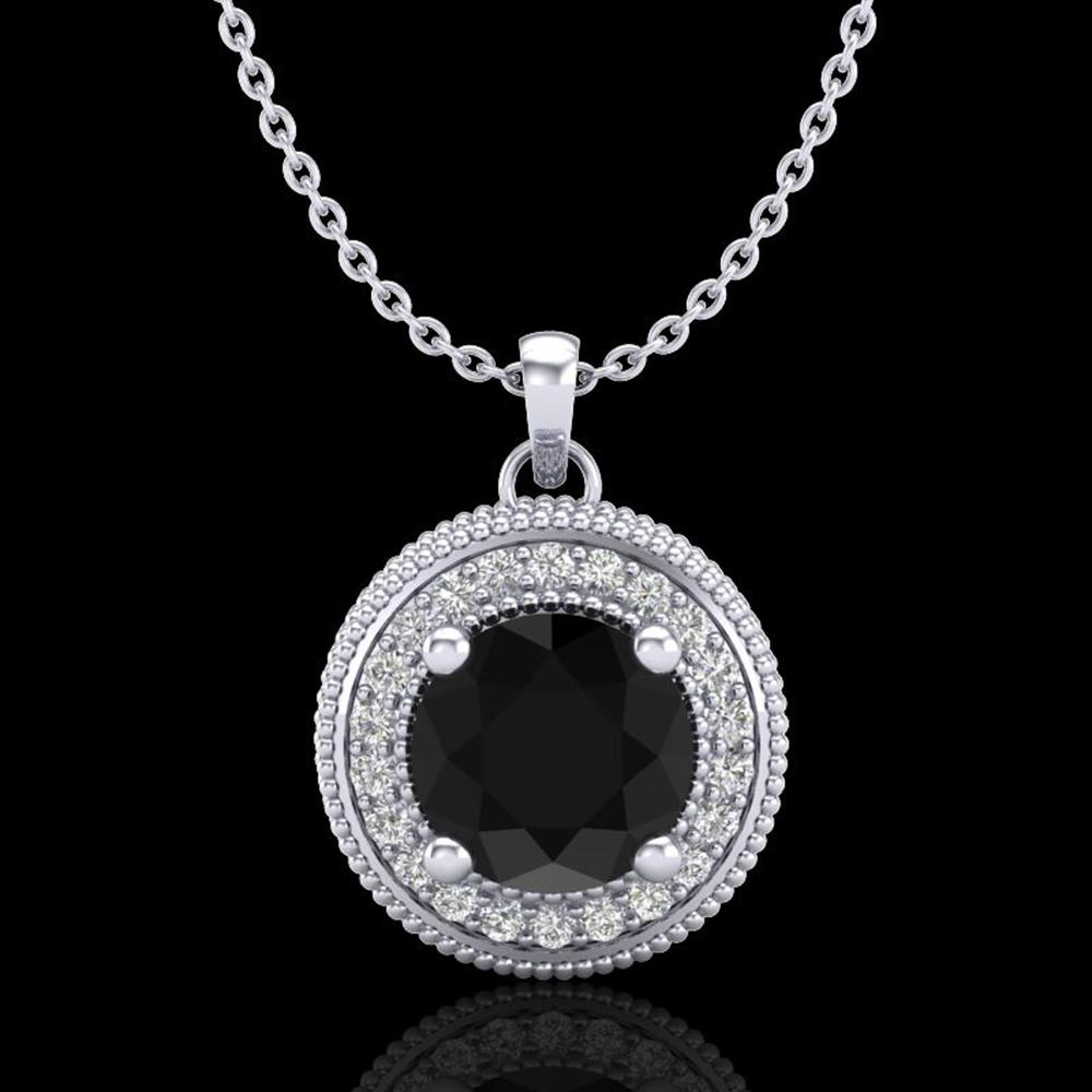 1.25 ctw Fancy Black Diamond Art Deco Stud Necklace 18k: This item qualifies for FREE DOMESTIC SHIPPING to customers in the USA 1.25 ctw Fancy Black Diamond Art Deco Stud Necklace 18k White Gold Designer Brand Luxury Jewelrymade in the USA Suggested Retail 
