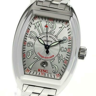 Authentic Franck Muller Conquistador King 8005 KSC: This item qualifies for FREE DOMESTIC SHIPPING to customers in the USA Franck Muller Conquistador King 8005 KSC Automatic winding SS Men's Watch Product information Target: Men's Material: SS Dial col