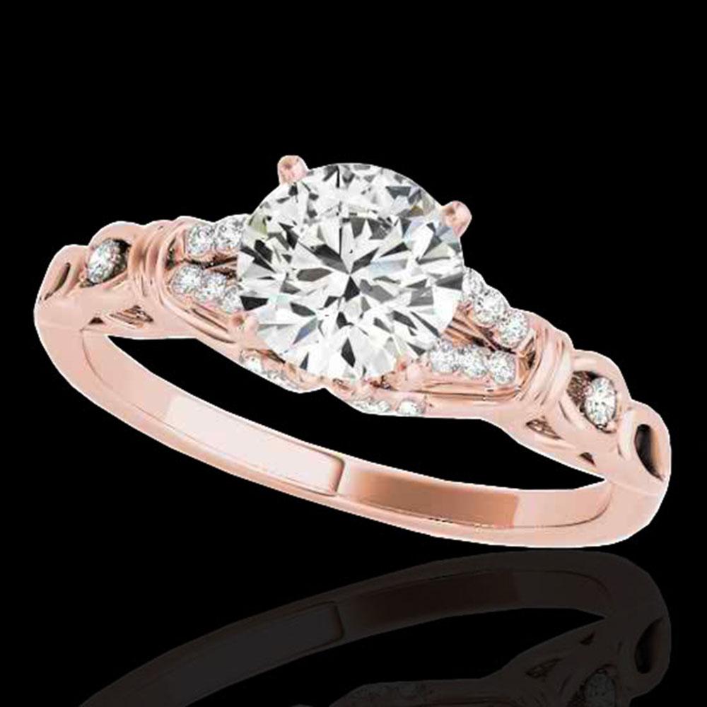 1.2 ctw Certified Diamond Solitaire Ring 10k Rose Gold: This item qualifies for FREE DOMESTIC SHIPPING to customers in the USA 1.2 ctw Certified Diamond Solitaire Ring 10k Rose Gold Designer Brand Luxury Jewelrymade in the USA Suggested Retail Price: $1380