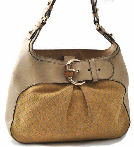 Authentic GUCCI Diamante Shoulder Bag Canvas Leather: This item qualifies for FREE DOMESTIC SHIPPING to customers in the USA Brand: GUCCI Bag Height: 10inches (25.5cm) Material: Canvas Bag Depth: 3.3inches (8.5cm) Style: Shoulder Bag MPN: Does not apply