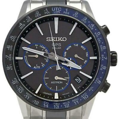 Authentic Seiko Astron GPS Solar Satellite Radio: This item qualifies for FREE DOMESTIC SHIPPING to customers in the USA Seiko Astron Model: SBXC009 / 5X53-0AD0 Movement quartz Material Ceramic / Titanium Case width (mm) 43.5 Arm circumference (cm) 2