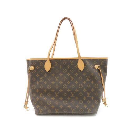 Authentic LOUIS VUITTON Monogram Neverfull MM M40156: This item qualifies for FREE DOMESTIC SHIPPING to customers in the USA Brand: Louis Vuitton Gender: Ladies Style: Tote Bag Size: W X H X Gusset (W) : 32-47Cm X 29Cm X 17Cm Handle:46Cm Color: Marron Go
