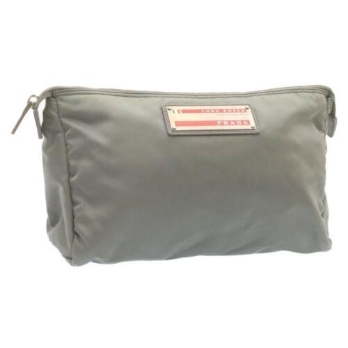 Authentic PRADA Sports Luna Rossa Challenge 2013 Pouch: This item qualifies for FREE DOMESTIC SHIPPING to customers in the USA Brand: PRADA Size: W26 x H15 x D11cm(Approx) Color: Gray Country/Region of Manufacture: Italy Material: Nylon Type: unknown Style